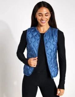 Born Kenal Quilted Collarless Gilet -Marksandspencer Sale Store kenal quilted collarless gilet 12