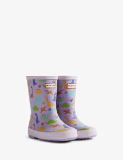 Hunter Kids' Dinosaur Wellies (10 Small - 2 Large) -Marksandspencer Sale Store kids dinosaur wellies 10 small 2 large 1 7
