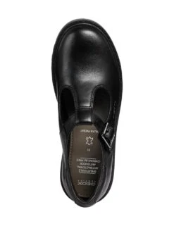 Geox Kids' Leather T-Bar School Shoes (13 Small - 6 Large) -Marksandspencer Sale Store kids patent leather t bar school shoes 13 small 6 large 1 5