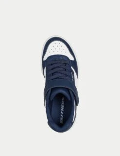 Skechers Kids' Quick Street™ Riptape Trainers (9½ Small - 4 Large) -Marksandspencer Sale Store kids quick street riptape trainers 9 small 4 large 1 8