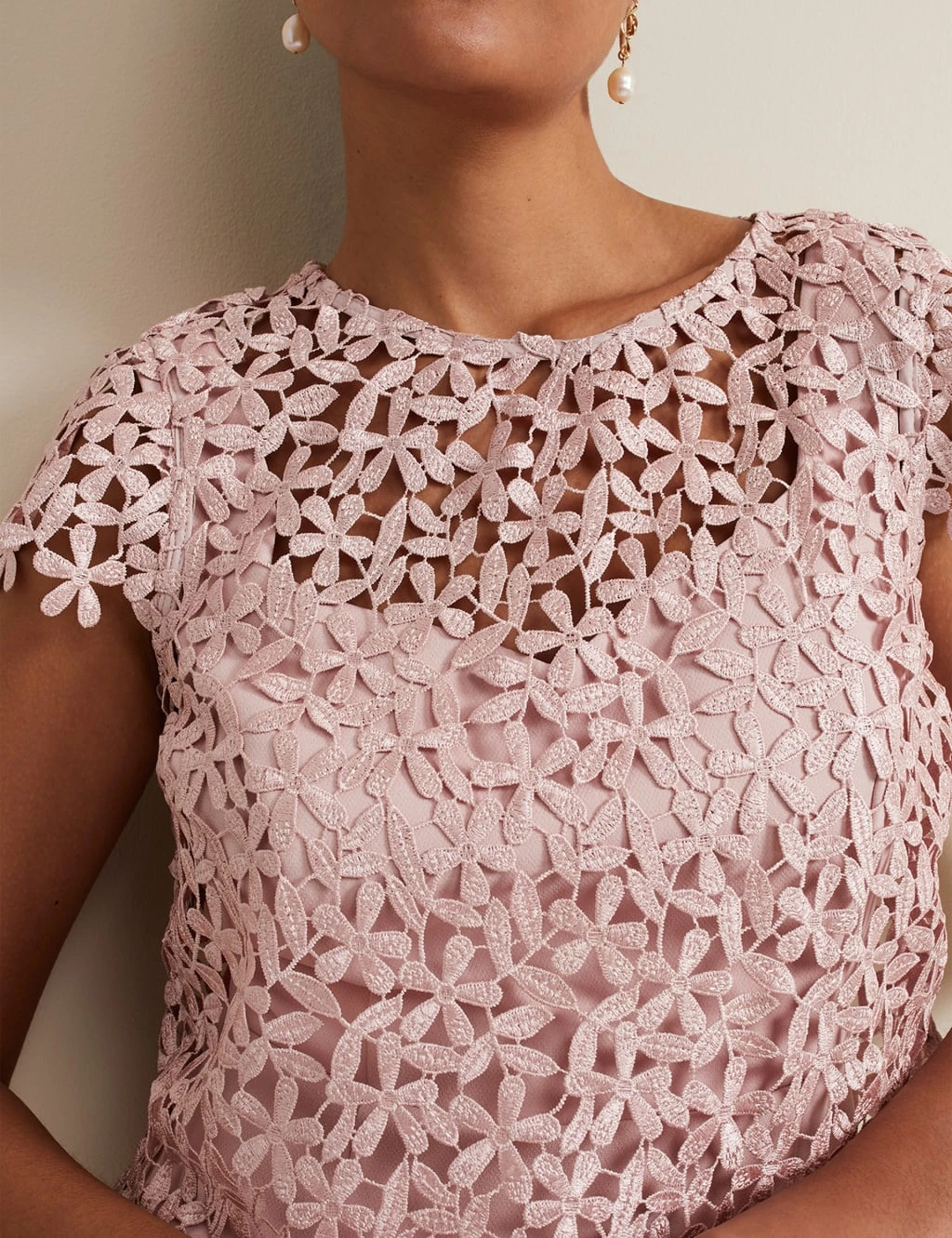 Lace Midi Column Dress 12 Lace Midi Column Dress - Image 12