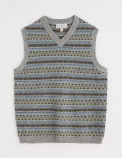 Lambswool Rich Fair Isle Knitted Vest 12 Lambswool Rich Fair Isle Knitted Vest -Marksandspencer Sale Store lambswool rich fair isle knitted vest 4