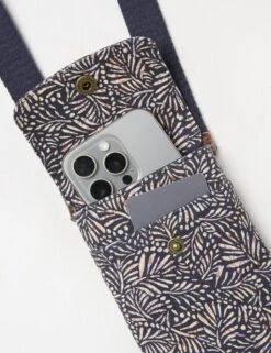 Leaf Print Cross Body Phone Bag -Marksandspencer Sale Store leaf print cross body phone bag 2