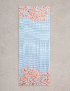WHITE STUFF Leaf Print Scarf -Marksandspencer Sale Store leaf print scarf 4