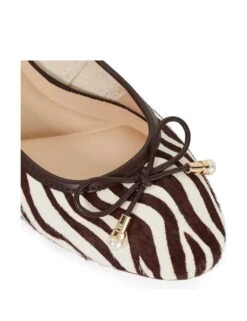 Dune London Leather Animal Print Ballet Pumps -Marksandspencer Sale Store leather animal print ballet pumps 5