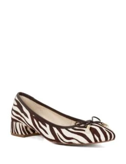 Dune London Leather Animal Print Ballet Pumps -Marksandspencer Sale Store leather animal print ballet pumps 8