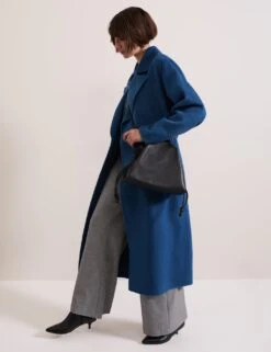 Leather-Blend Drawstring Bag -Marksandspencer Sale Store leather blend drawstring bag 10