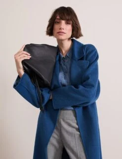 Leather-Blend Drawstring Bag -Marksandspencer Sale Store leather blend drawstring bag 13