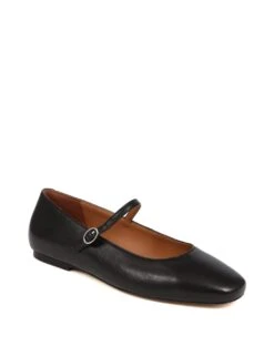 Jones Bootmaker Leather Buckle Flat Pumps -Marksandspencer Sale Store leather buckle flat pumps 10