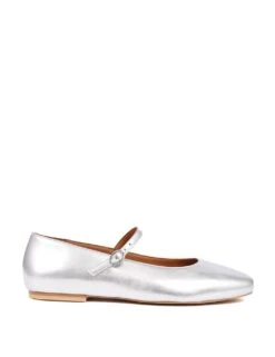 Jones Bootmaker Leather Buckle Flat Pumps -Marksandspencer Sale Store leather buckle flat pumps 19