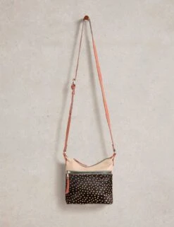 WHITE STUFF Leather Colour Block Cross Body Bag -Marksandspencer Sale Store leather colour block cross body bag 4