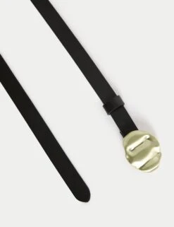 Leather Feature Buckle Jeans Belt -Marksandspencer Sale Store leather feature buckle jeans belt 4