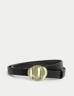 Leather Feature Buckle Jeans Belt -Marksandspencer Sale Store leather feature buckle jeans belt 5