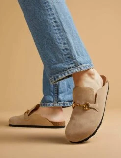 Jones Bootmaker Leather Horsebit Mules -Marksandspencer Sale Store leather horsebit mules 10