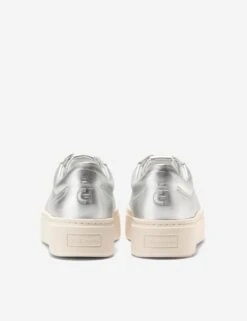 Cole Haan Leather Lace Up Metallic Platform Trainers -Marksandspencer Sale Store leather lace up metallic platform trainers 10