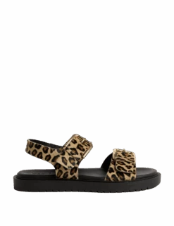 Leather Leopard Print Flatform Sandals -Marksandspencer Sale Store leather leopard print flatform sandals