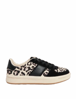 Leather Leopard Print Platform Trainers -Marksandspencer Sale Store leather leopard print platform trainers