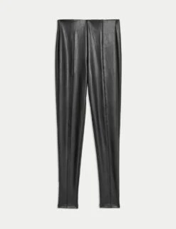 Leather Look Leggings 19 Leather Look Leggings -Marksandspencer Sale Store leather look leggings 6