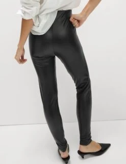 Leather Look Leggings 21 Leather Look Leggings -Marksandspencer Sale Store leather look leggings 7