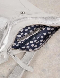 WHITE STUFF Leather Metallic Cross Body Bag -Marksandspencer Sale Store leather metallic cross body bag 5