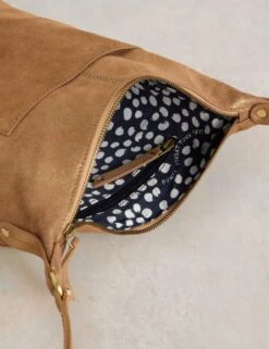 WHITE STUFF Leather Metallic Cross Body Bucket Bag -Marksandspencer Sale Store leather metallic cross body bucket bag 7