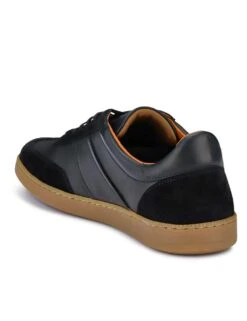 Jones Bootmaker Leather Mixed Texture Lace Up Trainers -Marksandspencer Sale Store leather mixed texture lace up trainers 8