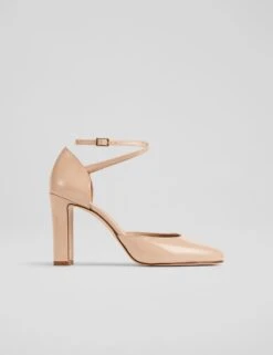 Leather Patent Ankle Strap Court Shoes -Marksandspencer Sale Store leather patent ankle strap court shoes 3
