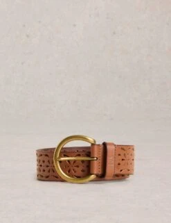 WHITE STUFF Leather Punch Out Jeans Belt -Marksandspencer Sale Store leather punch out jeans belt 4