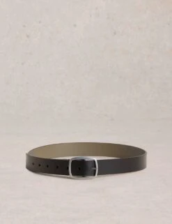 WHITE STUFF Leather Reversible Rectangular Buckle Belt -Marksandspencer Sale Store leather reversible rectangular buckle belt 5