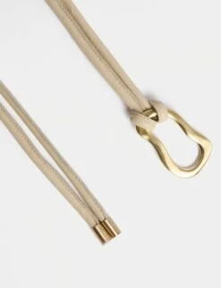 Leather Rope Buckle Jeans Belt -Marksandspencer Sale Store leather rope buckle jeans belt 5