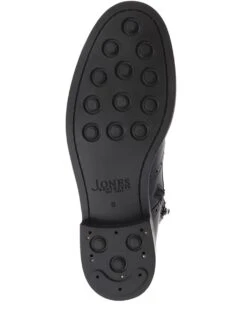 Jones Bootmaker Leather Side Zip Brogue Boots -Marksandspencer Sale Store leather side zip brogue boots 6