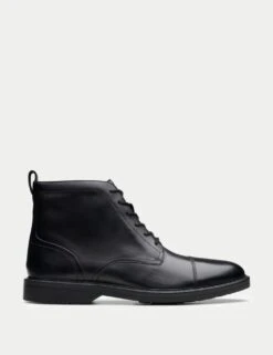 Clarks Leather Side Zip Casual Boots -Marksandspencer Sale Store leather side zip casual boots 8