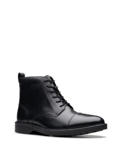 Clarks Leather Side Zip Casual Boots -Marksandspencer Sale Store leather side zip casual boots 9