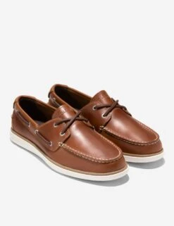 Cole Haan Leather Slip-On Grandpro Windward Boat Shoe -Marksandspencer Sale Store leather slip on grandpro windward boat shoe 7