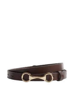 Leather Snaffle Waist Belt -Marksandspencer Sale Store leather snaffle waist belt 1