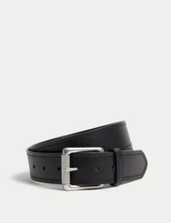 Leather Stitch Detail Belt -Marksandspencer Sale Store leather stitch detail belt 3