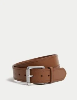 Leather Stitch Detail Belt -Marksandspencer Sale Store leather stitch detail belt 5