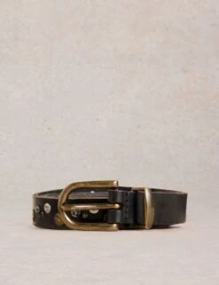 WHITE STUFF Leather Studded Jeans Belt -Marksandspencer Sale Store leather studded jeans belt 3