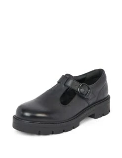 Kickers Leather T-Bar Chunky Shoes -Marksandspencer Sale Store leather t bar chunky shoes 11