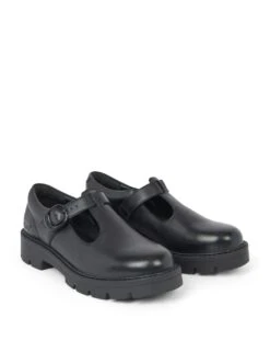 Kickers Leather T-Bar Chunky Shoes -Marksandspencer Sale Store leather t bar chunky shoes 7