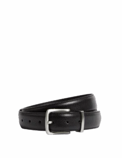 Leather Textured Belt -Marksandspencer Sale Store leather textured belt