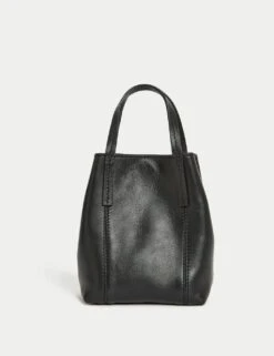 Jaeger Leather Top Handle Cross Body Bag -Marksandspencer Sale Store leather top handle cross body bag 16