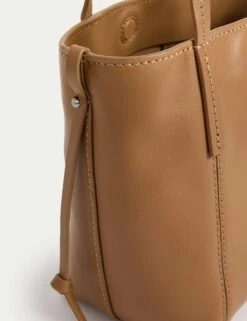 Jaeger Leather Top Handle Cross Body Bag -Marksandspencer Sale Store leather top handle cross body bag 8