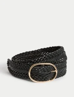 Leather Weave Jeans Belt -Marksandspencer Sale Store leather weave jeans belt 4