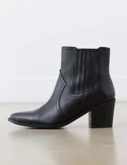 Leather Western Block Heel Ankle Boots 15 Leather Western Block Heel Ankle Boots -Marksandspencer Sale Store leather western block heel ankle boots 5