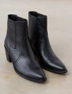 Leather Western Block Heel Ankle Boots 18 Leather Western Block Heel Ankle Boots -Marksandspencer Sale Store leather western block heel ankle boots 8