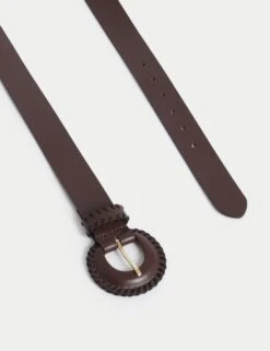 Leather Whipstitch Jeans Belt -Marksandspencer Sale Store leather whipstitch jeans belt 4