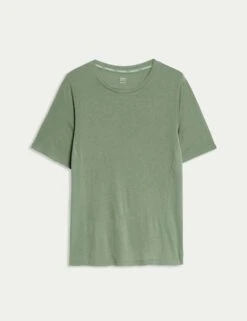 Lightweight T-Shirt With Merino Wool -Marksandspencer Sale Store lightweight t shirt with merino wool 3