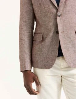 Scotch & Soda Linen And Cotton Blend Blazer -Marksandspencer Sale Store linen and cotton blend blazer 10