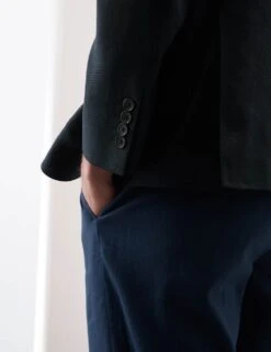 Linen Blend Check Blazer -Marksandspencer Sale Store linen blend check blazer 12